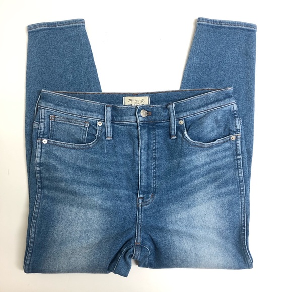 MADEWELL 10 in High-Rise Skinny Crop Denim Jeans 31 - Picture 2 of 15